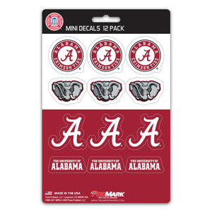 Alabama Crimson Tide Decal Set Mini 12 Pack - Team Promark