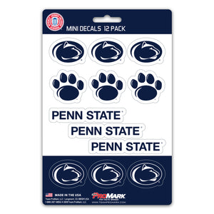 Penn State Nittany Lions Decal Set Mini 12 Pack - Team Promark