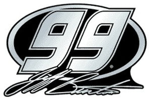 Jeff Burton Auto Emblem Silver Chrome CO - Team Promark