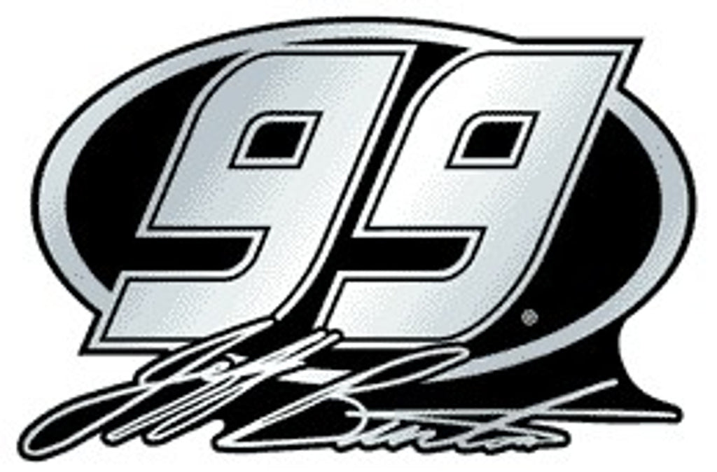 Jeff Burton Auto Emblem Silver Chrome CO - Team Promark