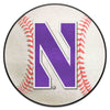 Fanmats - Northwestern University Baseball Mat 27'' diameter