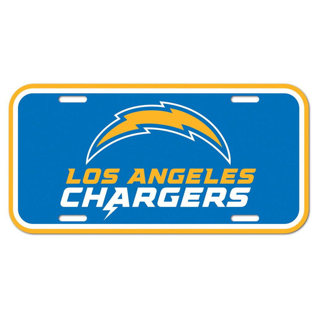 Los Angeles Chargers License Plate Plastic - WinCraft