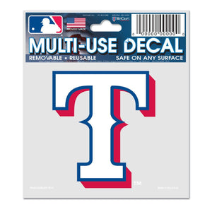 Texas Rangers Decal 3x4 Multi Use - WinCraft