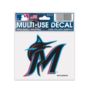 Miami Marlins Decal 3x4 Multi Use - WinCraft