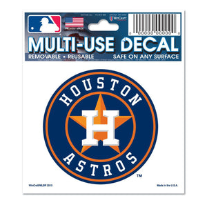Houston Astros Decal 3x4 Multi Use - WinCraft