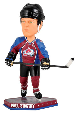 Colorado Avalanche Paul Stastny Forever Collectibles Bobblehead - Rink Base CO - Forever Collectibles