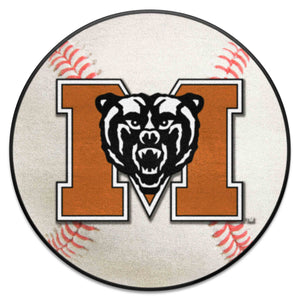 Fanmats - Mercer University Baseball Mat 27'' diameter