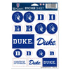 Duke Blue Devils Decal Sheet 5x7 Vinyl - WinCraft