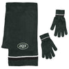 New York Jets Scarf and Glove Gift Set Chenille - Little Earth