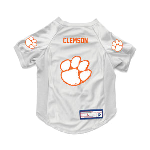 Clemson Tigers Pet Jersey Stretch Size L - Little Earth