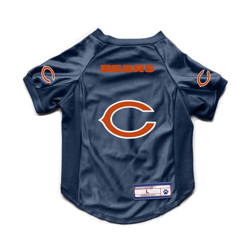 Chicago Bears Pet Jersey Stretch Size M - Little Earth
