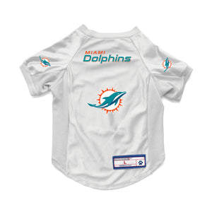 Miami Dolphins Pet Jersey Stretch Size XS - Little Earth