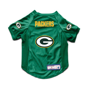 Green Bay Packers Pet Jersey Stretch Size XL - Little Earth
