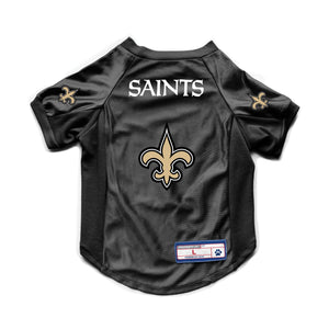 New Orleans Saints Pet Jersey Stretch Size L - Little Earth