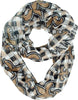 New Orleans Saints Infinity Scarf - Plaid - Little Earth