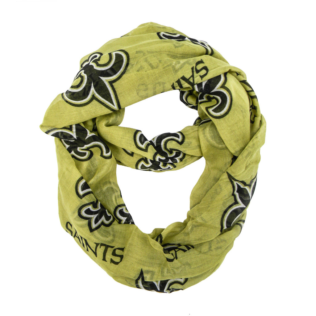 New Orleans Saints Scarf Infinity Style Alternate - Little Earth