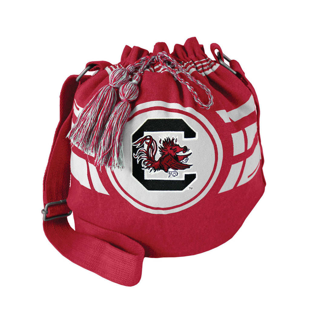 South Carolina Gamecocks Bag Ripple Drawstring Bucket Style - Little Earth