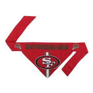 San Francisco 49ers Pet Bandanna Size L - Little Earth