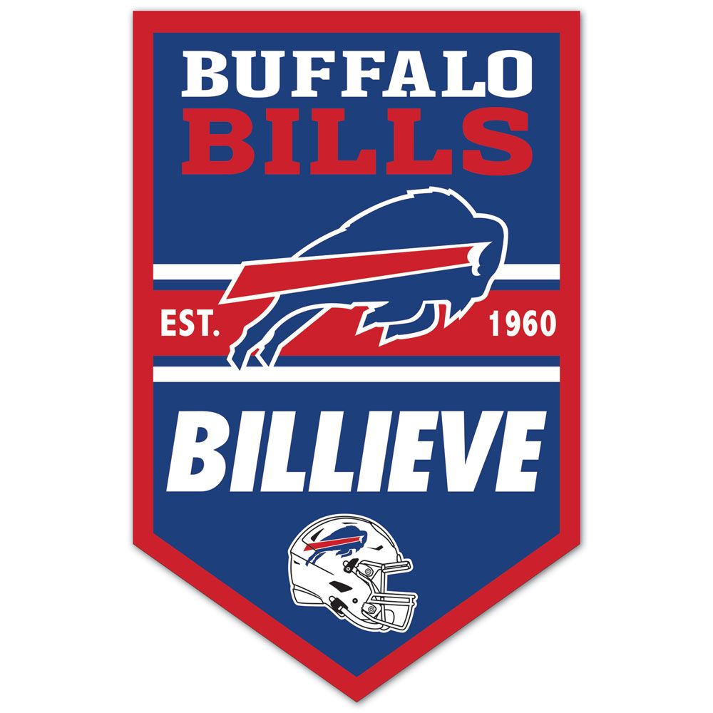 Buffalo Bills Sign 11x17 Wood Chevron - WinCraft