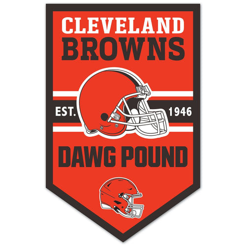 Cleveland Browns Sign 11x17 Wood Chevron - WinCraft