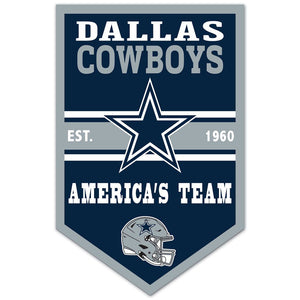 Dallas Cowboys Sign 11x17 Wood Chevron - WinCraft