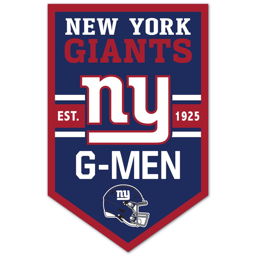 New York Giants Sign 11x17 Wood Chevron - WinCraft