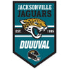 Jacksonville Jaguars Sign 11x17 Wood Chevron - WinCraft
