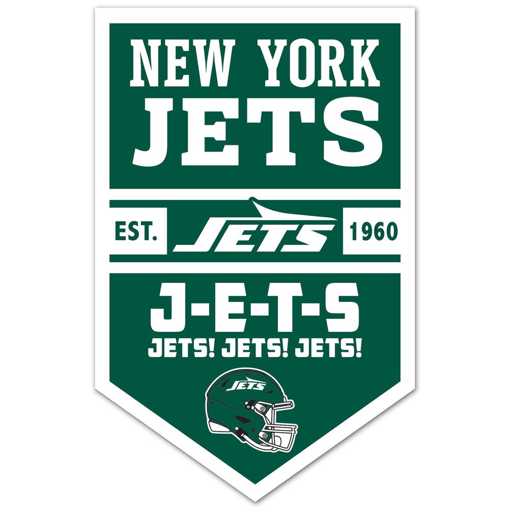 New York Jets Sign 11x17 Wood Chevron - WinCraft