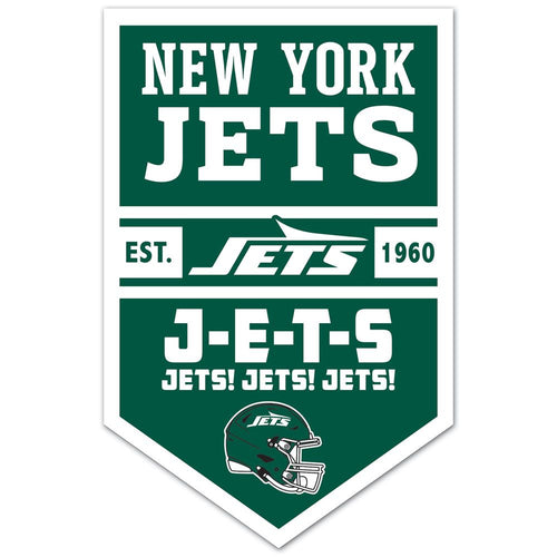 New York Jets Sign 11x17 Wood Chevron - WinCraft