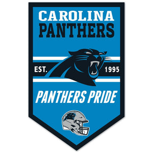 Carolina Panthers Sign 11x17 Wood Chevron - WinCraft