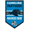 Carolina Panthers Sign 11x17 Wood Chevron - WinCraft