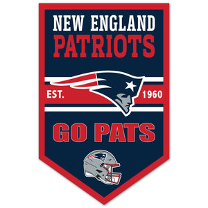 New England Patriots Sign 11x17 Wood Chevron - WinCraft