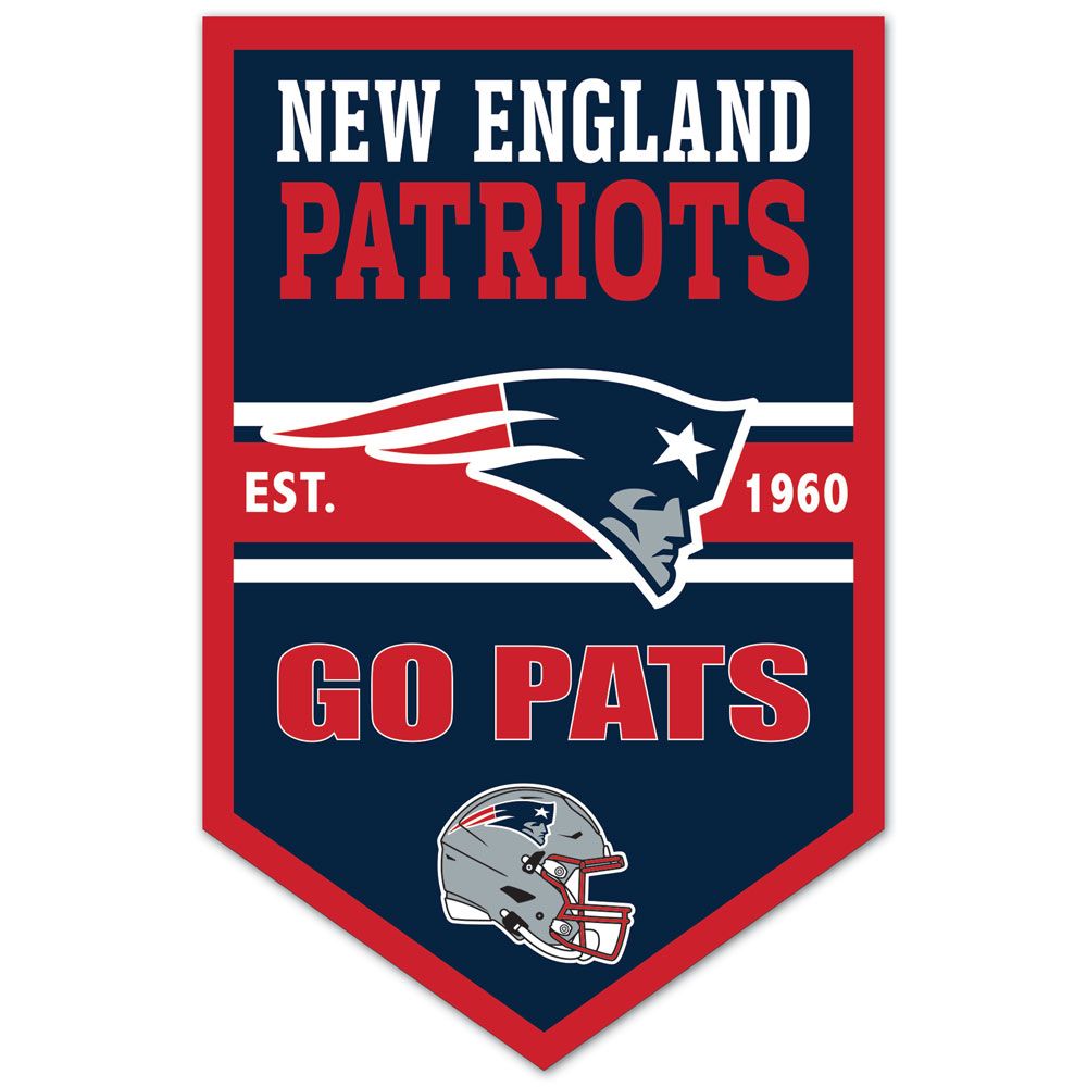 New England Patriots Sign 11x17 Wood Chevron - WinCraft