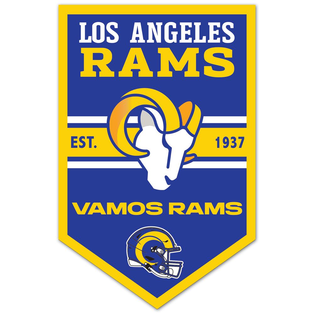 Los Angeles Rams Sign 11x17 Wood Chevron - WinCraft
