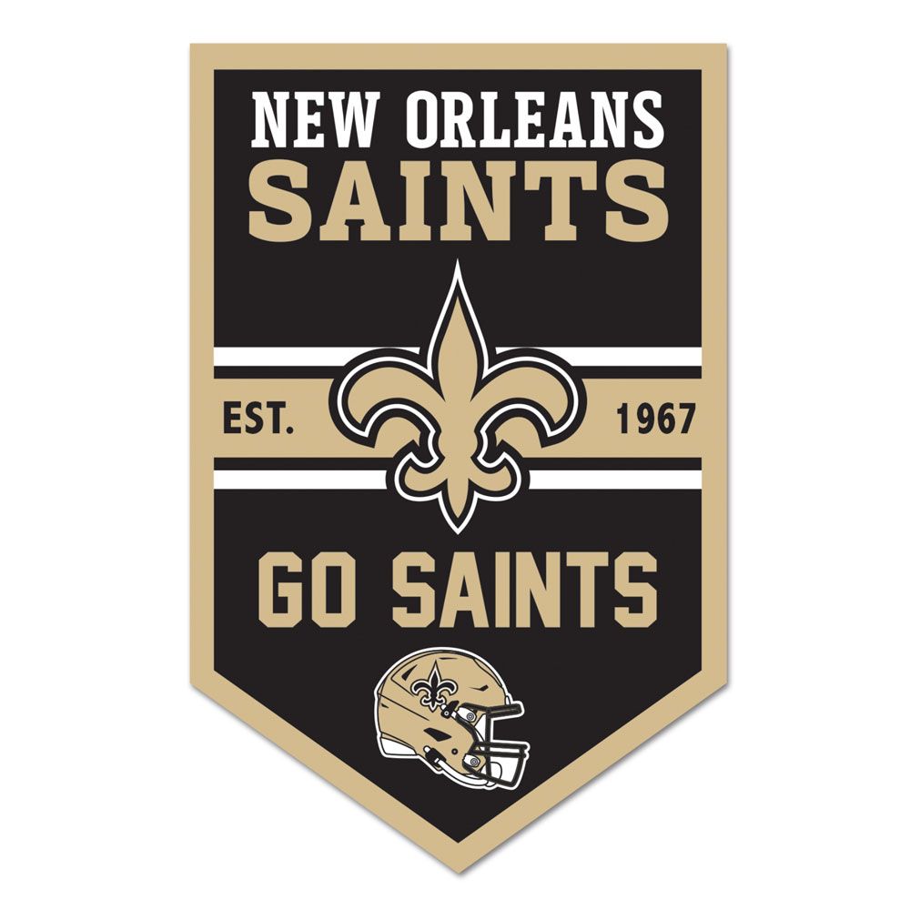 New Orleans Saints Sign 11x17 Wood Chevron - WinCraft