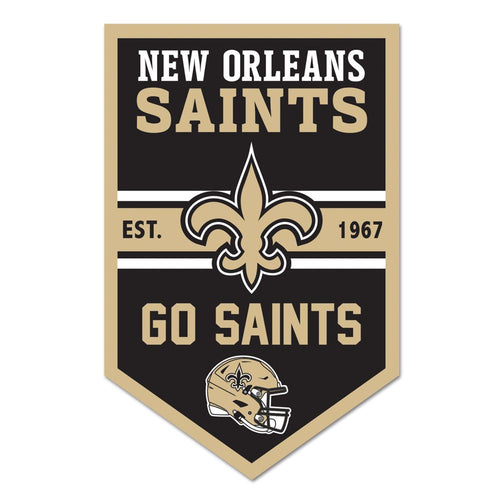 New Orleans Saints Sign 11x17 Wood Chevron - WinCraft