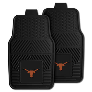 Fanmats - University of Texas 2-pc Vinyl Car Mat Set 17''x27''