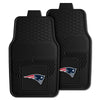 Fanmats - NFL - New England Patriots 2-pc Vinyl Car Mat Set 17''x27''