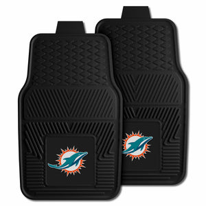 Fanmats - NFL - Miami Dolphins 2-pc Vinyl Car Mat Set 17''x27''