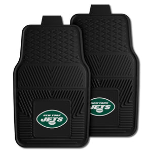 Fanmats - NFL - New York Jets 2-pc Vinyl Car Mat Set 17''x27''