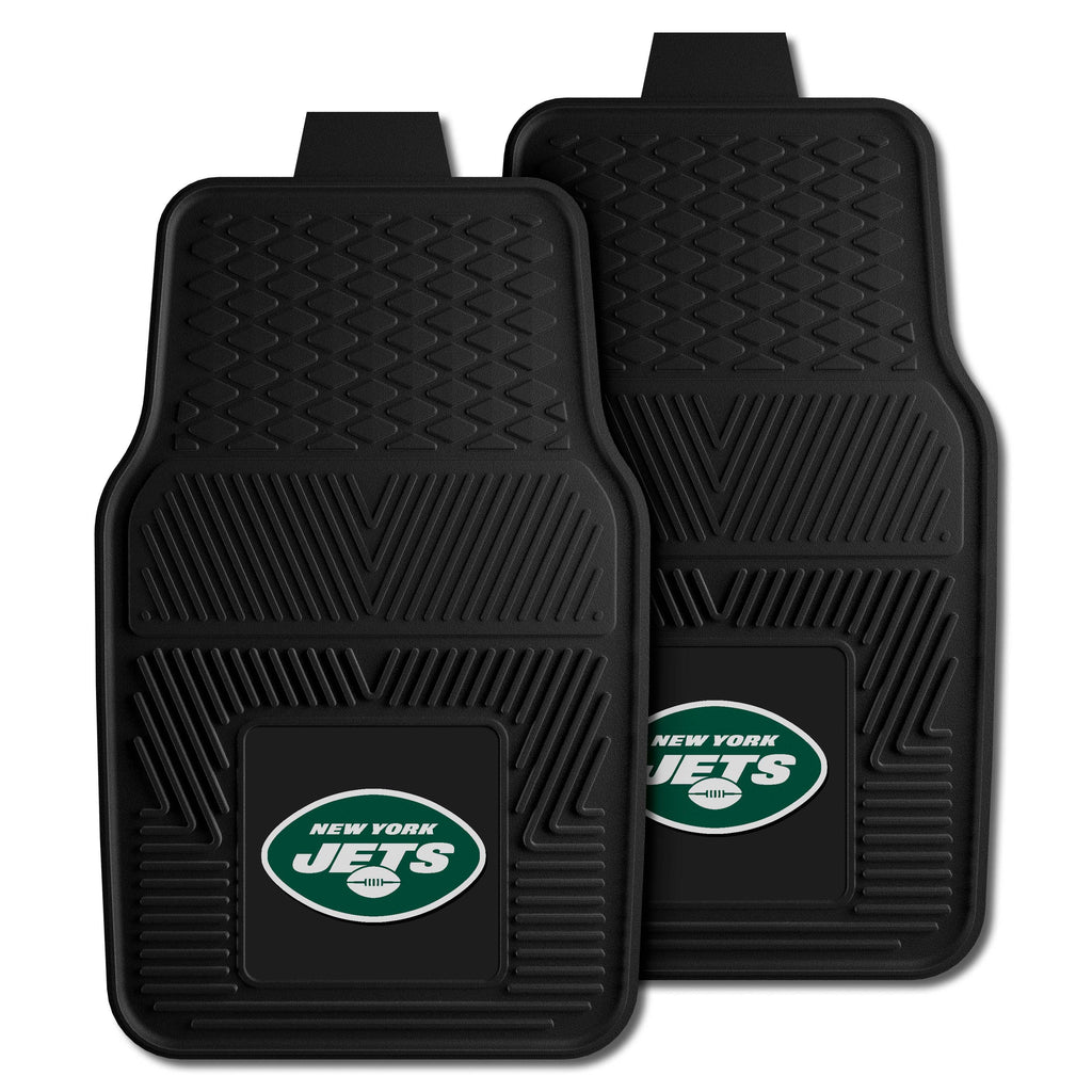 Fanmats - NFL - New York Jets 2-pc Vinyl Car Mat Set 17''x27''