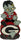 Georgia Bulldogs Zombie Figurine - On Logo w/Football -