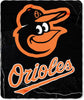 Baltimore Orioles Blanket 50x60 Fleece Wicked Design - Northwest