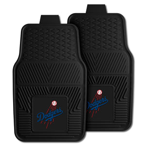 Fanmats - MLB - Los Angeles Dodgers 2-pc Vinyl Car Mat Set 17''x27''