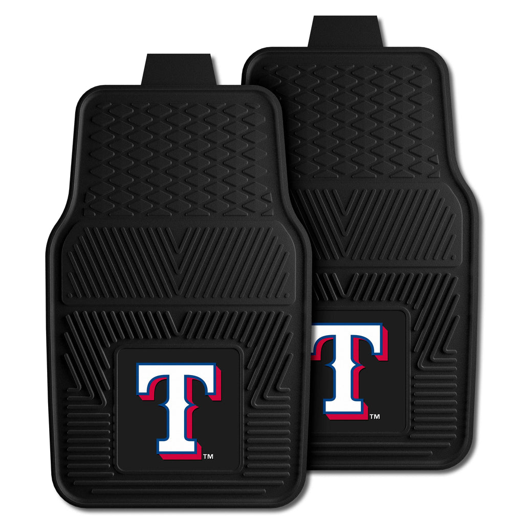 Fanmats - MLB - Texas Rangers 2-pc Vinyl Car Mat Set 17''x27''