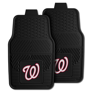 Fanmats - MLB - Washington Nationals 2-pc Vinyl Car Mat Set 17''x27''