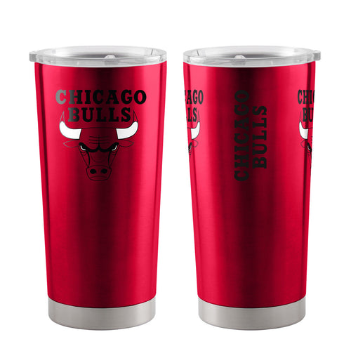 Chicago Bulls Travel Tumbler 20oz Stainless Steel - Special Order - Logo Brands