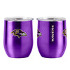 Baltimore Ravens Travel Tumbler 16oz Stainless Steel Curved - Logo Brands