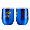 Kansas Jayhawks Travel Tumbler 16oz Stainless Steel Curved - Logo Brands