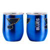 St. Louis Blues Travel Tumbler 16oz Stainless Steel Curved - Special Order - Logo Brands